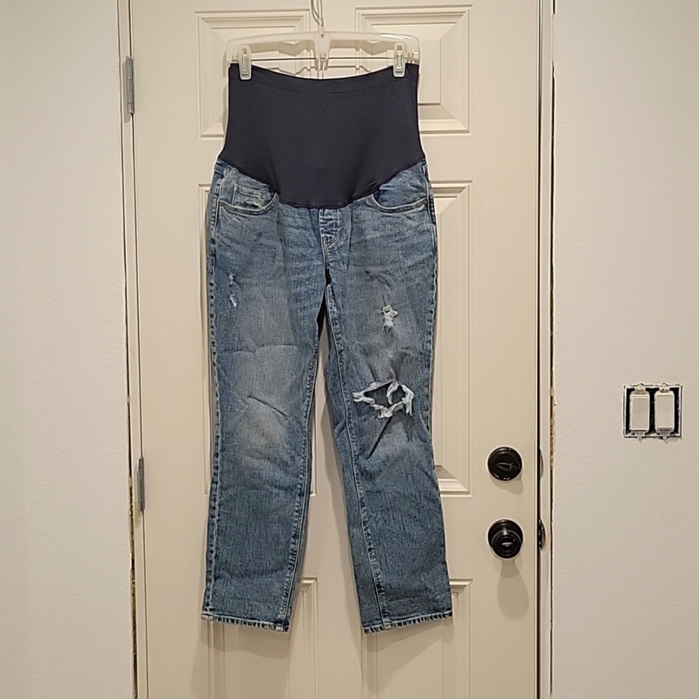 Maternity boyfriend jeans